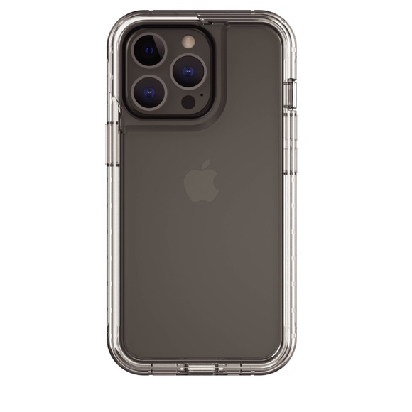 onn. IPhone 13 Pro Phone Case with Built In Microbial Protection (Clear) - Picture 2 of 6